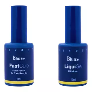 Kit Bluwe Combinadinho Fastcure + Liquigel 10ml