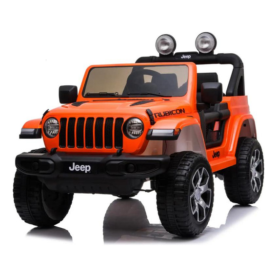 Auto A Batería Jeep Wrangler Rubicon Para Niños