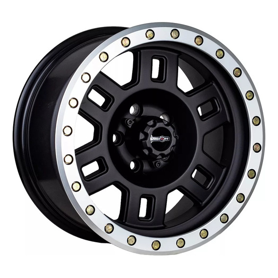 Llantas 16x8 5x114.3 Et0 Vision Negro (set 4 Llantas)