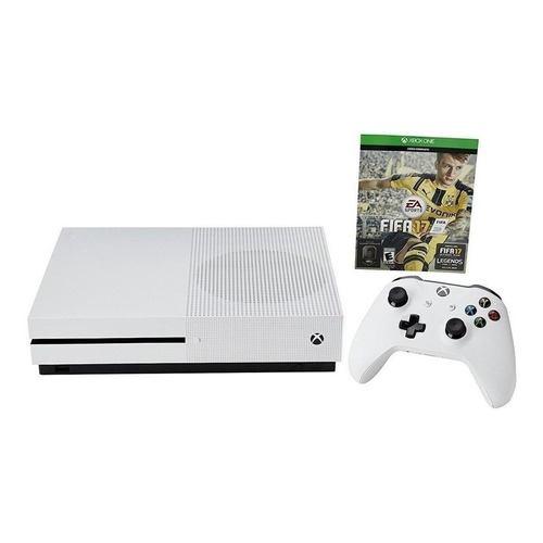 Microsoft Xbox One S 500GB FIFA 17 color  blanco