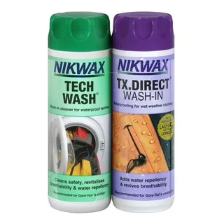 Nikwax Duo: Tech Wash + Tx Direct Wash-in