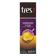 Café Espresso Supremo En Cápsula Tres Sem Glúten 10 Un