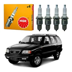  Jogo Velas Ngk Blazer 2.2 1996 A 2001
