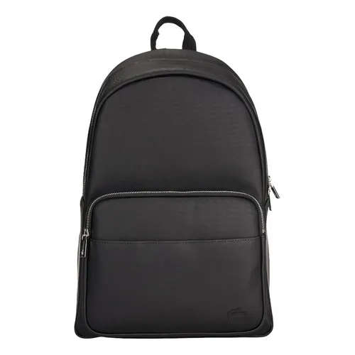 Mochila Lacoste Classic En Petit Piqu Hombre Color Negro Dise o