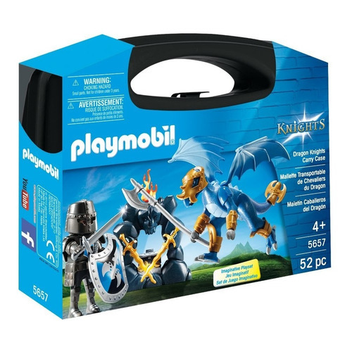 Playmobil Knights Maletin Caballeros Del Dragon 5657