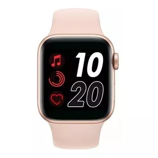 Smartwatch Genérica T500 Sport 1.54  Caja  Rosa, Malla  Rosa De  Silicona Y Bisel De  Plástico