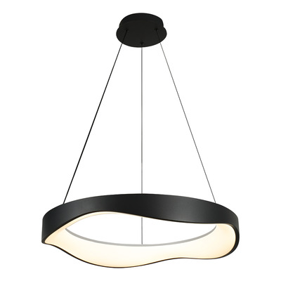 Colgante Led 120w Cct Ø48cm Negro Mks - Negro