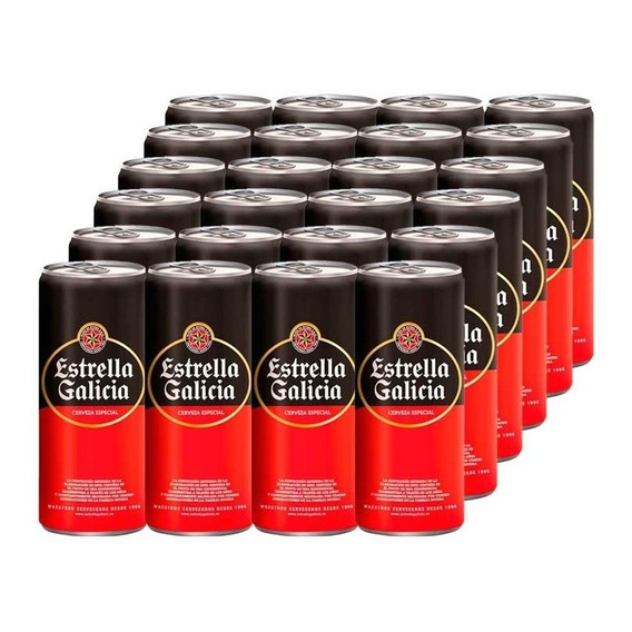 Estrella Galicia mini cerveza 269ml 24 unidades