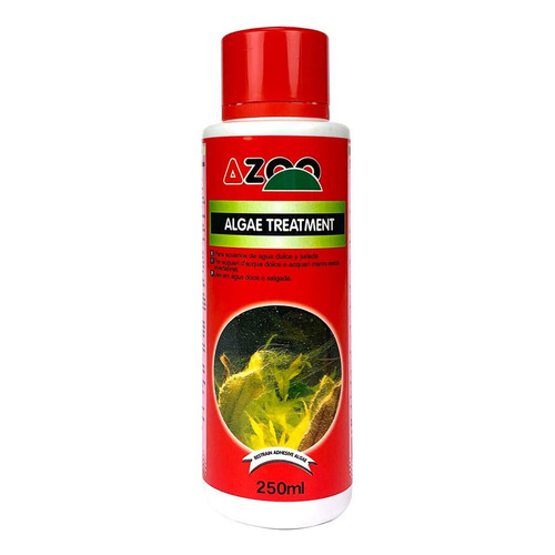 Algae Treatment Azoo 250ml Tratamiento Alga Estanque Acuario