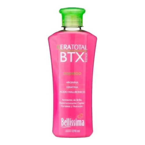 Shampoo Bellissima Keratotal Btx Repair Nutricion X 270ml