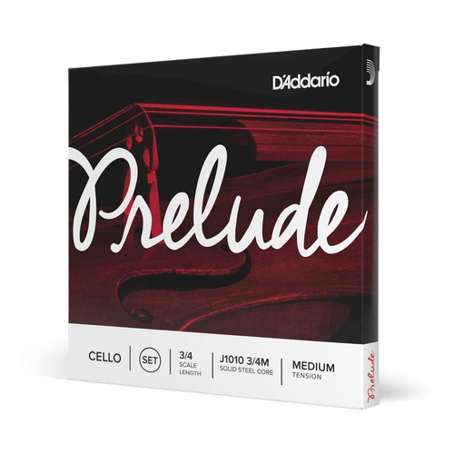 Juego de cuerdas para violonchelo 3/4 D'Addario Prelude J1010 3/4M