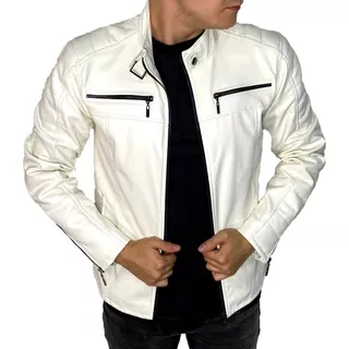 Chaqueta Chamarra Cuerotex Hombre Slim Fit En 4 Colores