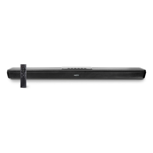 Misik - Barra De Sonido Bluetooth 6,000w Hdmi, Rca, Fm Y Aux Color Negro