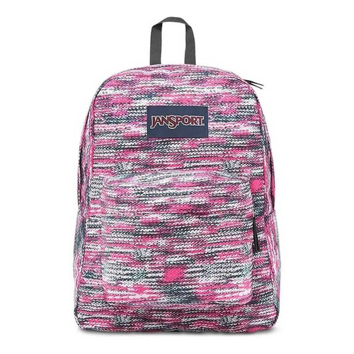 Mochila Espalda Jansport Superbreak Magenta Esfumado Color Rosa