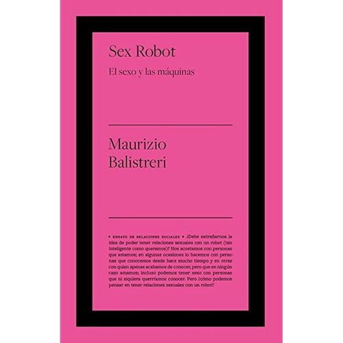 Libro Sex Robots - Maurizio Balistreri