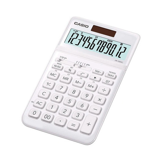 Calculadora De Mesa Casio Jw-200sc Pantalla Reclinable 12 Di