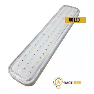 Luz De Emergencia Practiled Le5 Led Con Batería Recargable 5 w 220v - 240v Blanca