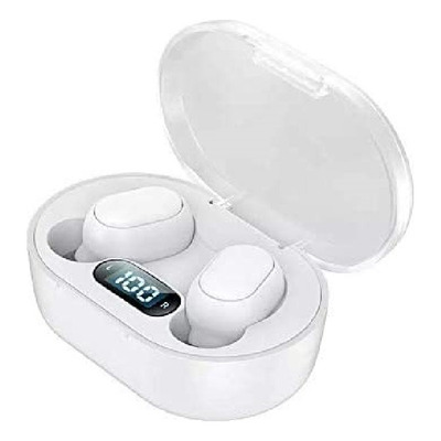 Auriculares In-ear Inalámbricos Energeneration E7s  Airdots E7s E7s Blanco Con Luz Led