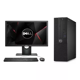 Desktop + Monitor Dell Core I5 7 Geração 8gb Ssd 240gb W10