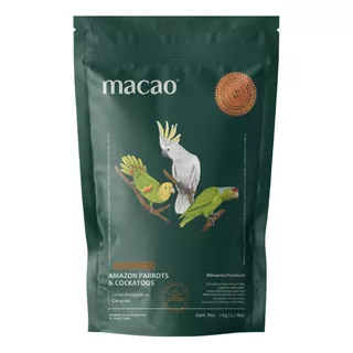 1kg Croquetas Para Loros, Cacatúas Y Pericos Alimentos Macao