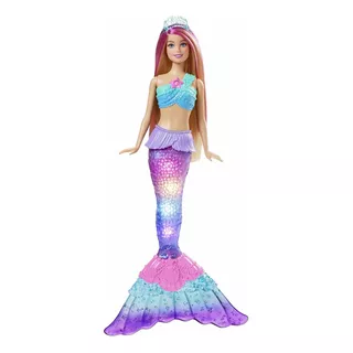 Barbie Sirena Dreamtopia Con Luces En Cola Original Mattel 