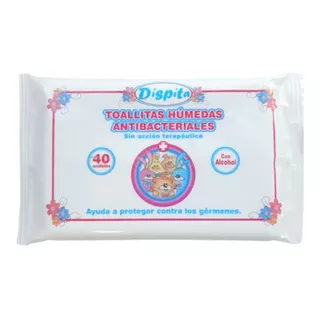 Toallitas Antibacteriales Desinfectantes X40 U. Dispita