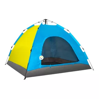 Carpa Camping 3 Personas Automática Arma En 1 Minuto 2x15m