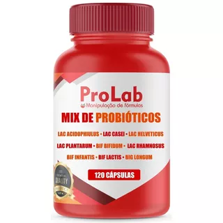 Mix De Probióticos  120 Cápsulas Gastroresistentes