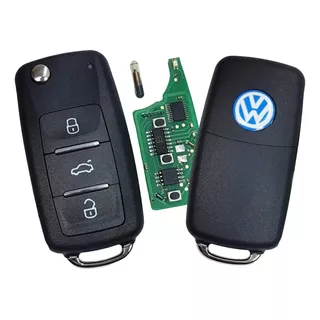 Llave Control Chip Vw Gol 2008 A 2013 Saveiro 2010 A 2013 