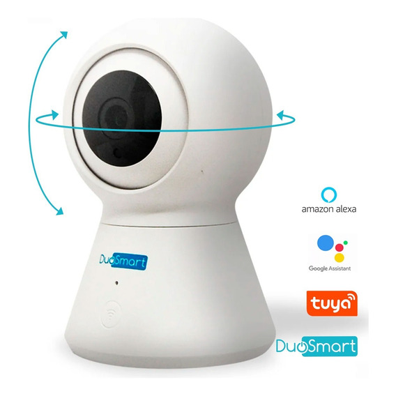 Camara Wifi Con Movimiento 1080p Interior E20 Duosmart Color Blanco