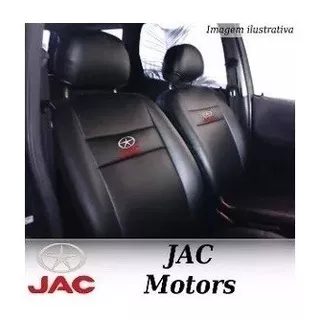 Imperdível  Capa De Banco Couro Com Logo Jac Motors J5