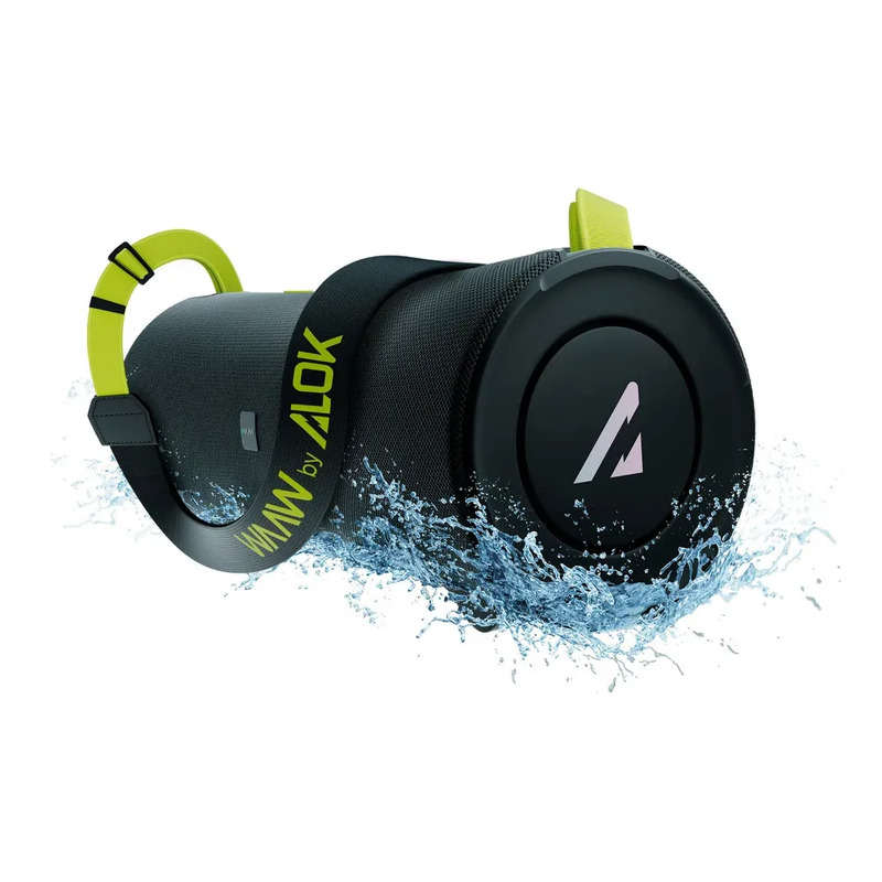 Caixa De Som Bluetooth Waaw By Alok Boom 100sb 40w 20h Ipx7 Preto Caixa De Som Bluetooth Waaw By Alok Boom 100sb 40w 20h Ipx7 Preto
