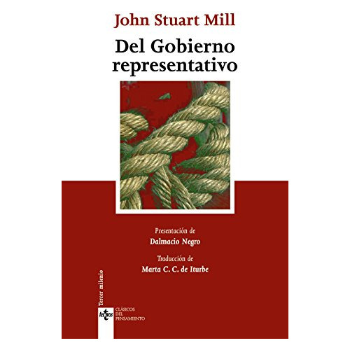 Del Gobierno Representativo, De Mill, John Stuart. Editorial Tecnos, Tapa Blanda En Español, 9999