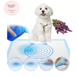 100 Pañales Sabanillas Marca Homer Design Con Objetivo Perro Mascota 60x90 Aroma Y Adhesivo Su 4 Borde