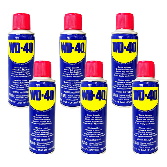 Wd40 Chico 155g Aerosol Lubricante Multiuso - Pack X6