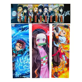 Demon Slayer Set 4 Posters Largos Plastificados Nezuko 82cm