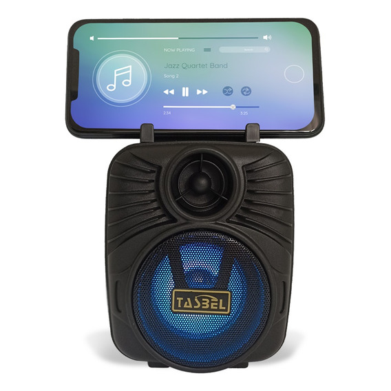 Mini Parlante Portátil Bluetooth Radio Aux Luz Led