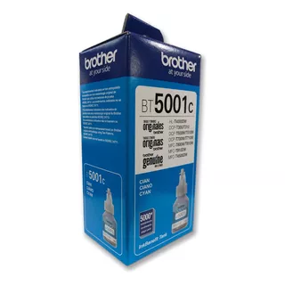 Cartucho De Tinta Brother Bt5001c Color Cian De 48.8 Ml