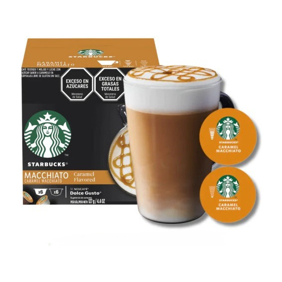 Dolce Gusto Starbucks Caramel Macchiato X 3 Unid