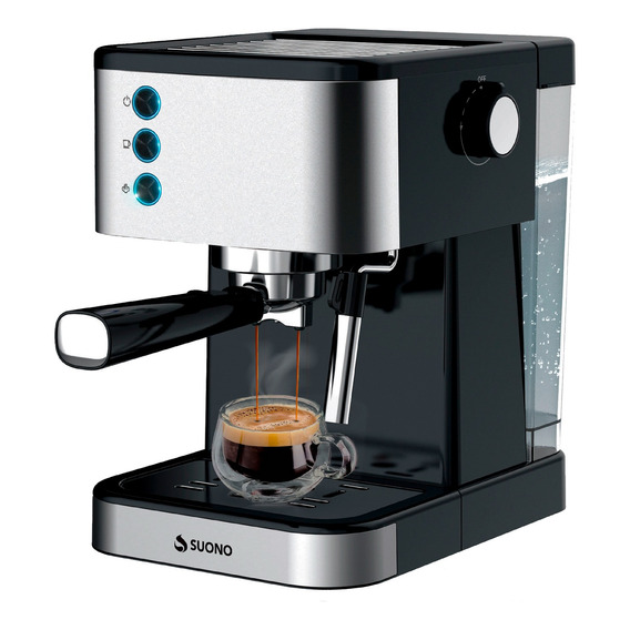 Cafetera Expresso 1.5l Acero Inoxidable 20 Bar 1350w Suono C