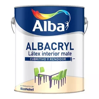 Albacryl Pintura Latex Interior Blanco Mate X 1 L Alba Mm