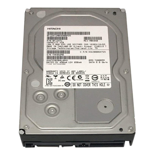 Disco duro interno Hitachi Ultrastar 7K3000 HUA723030ALA641 3TB