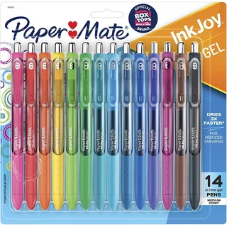Boligrafo Paper Mate Mate Inkjoy Colores Gel Blister 14unid