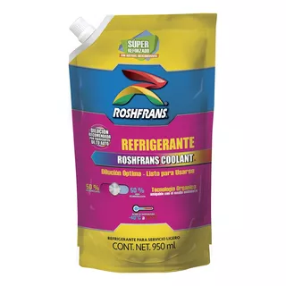 Anticongelante Rosa Listo Para Usar 950 Ml Roshfrans