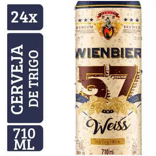 Kit Cerveja Wienbier 57 Weiss 710ml (24 Un)