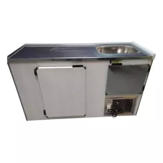 Balcão Refrigerado De Encosto Com Cuba 1,50 M Refrigel