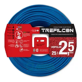 Cable Unipolar 2.5mm Normalizado Trefilcon X 25m *c*