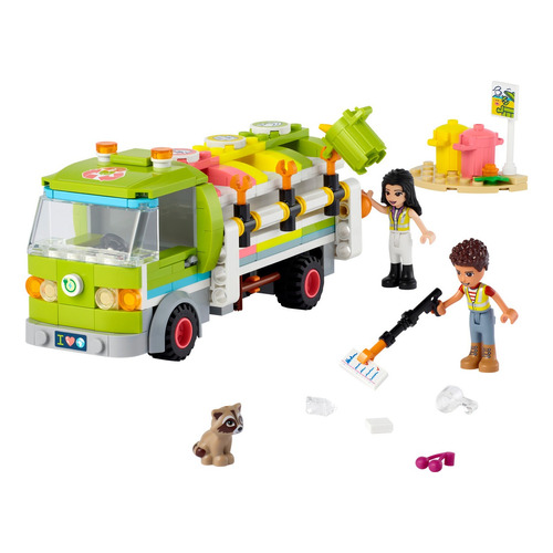 Bloques Para Armar Lego Friends Camión De Reciclaje 41712