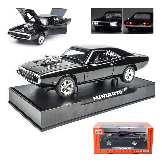 Rapido Y Furioso Dodge Challenger Miniatura Metal Autos 1:32