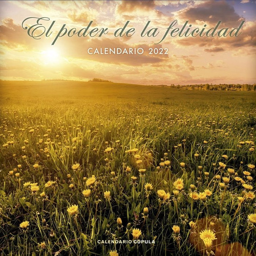 Calendario El Poder De La Felicidad 2022, De Aa.vv. Editorial Libros Cupula, Tapa Blanda En Español